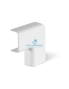 Scame Parre 876.AP3015 Esquina plana 30x15 blanco